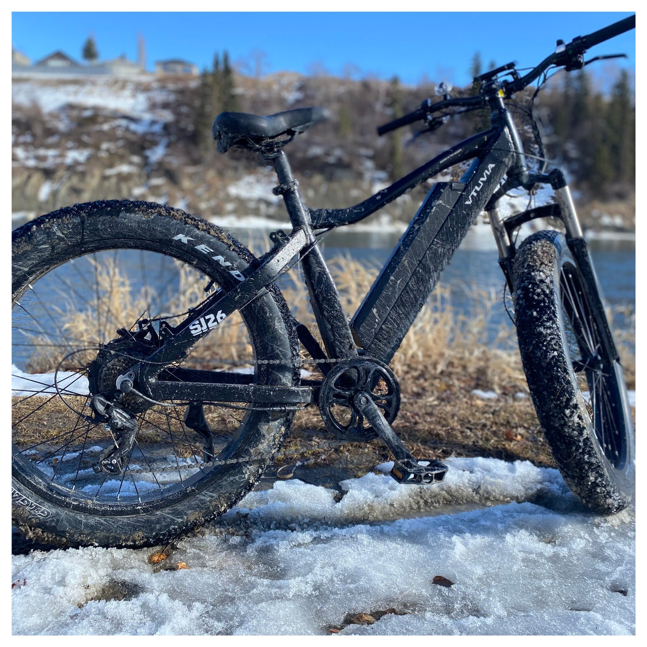 Dark Slate Gray Vtuvia Trail SJ26 Fat Tire