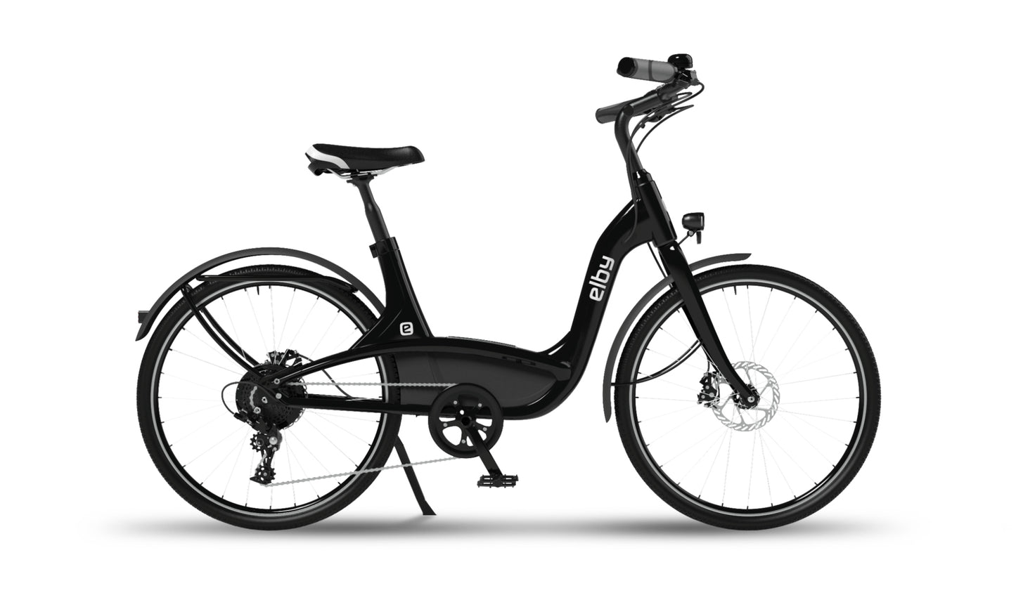 Light Gray Elby S2 9-Speed E-bike (2024)